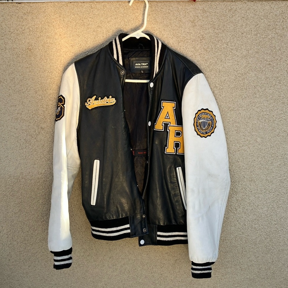 Patch Bomber Varsity Jacket - image 1